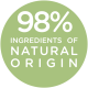 98% Ingredients of Natural Origin